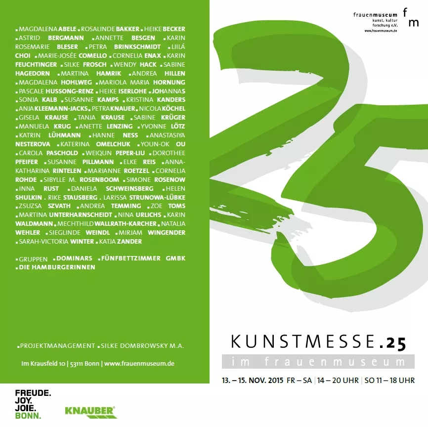 Flyer Kunstmesse .25 Frauenmuseum Bonn